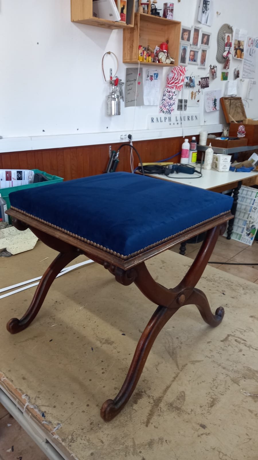 repose pied restauré