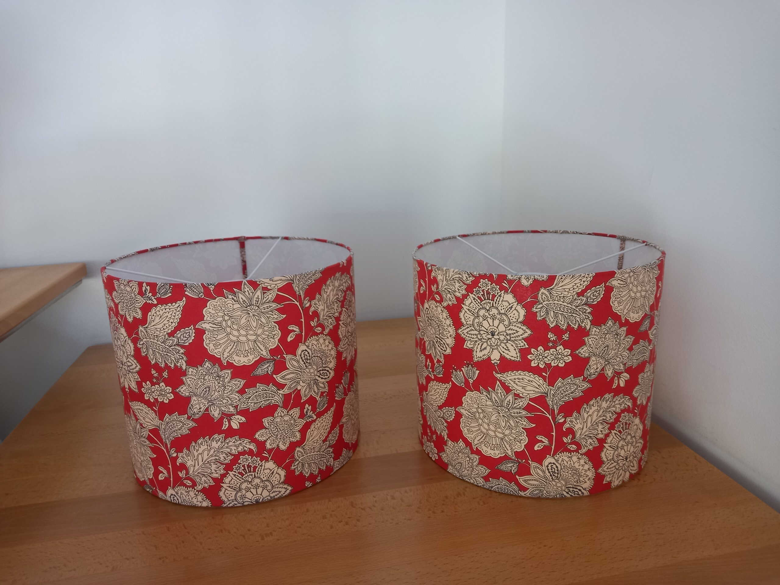 abats-jour tissu floral