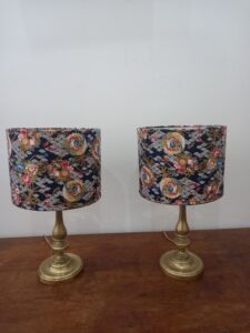 abats-jour tissu style japonais